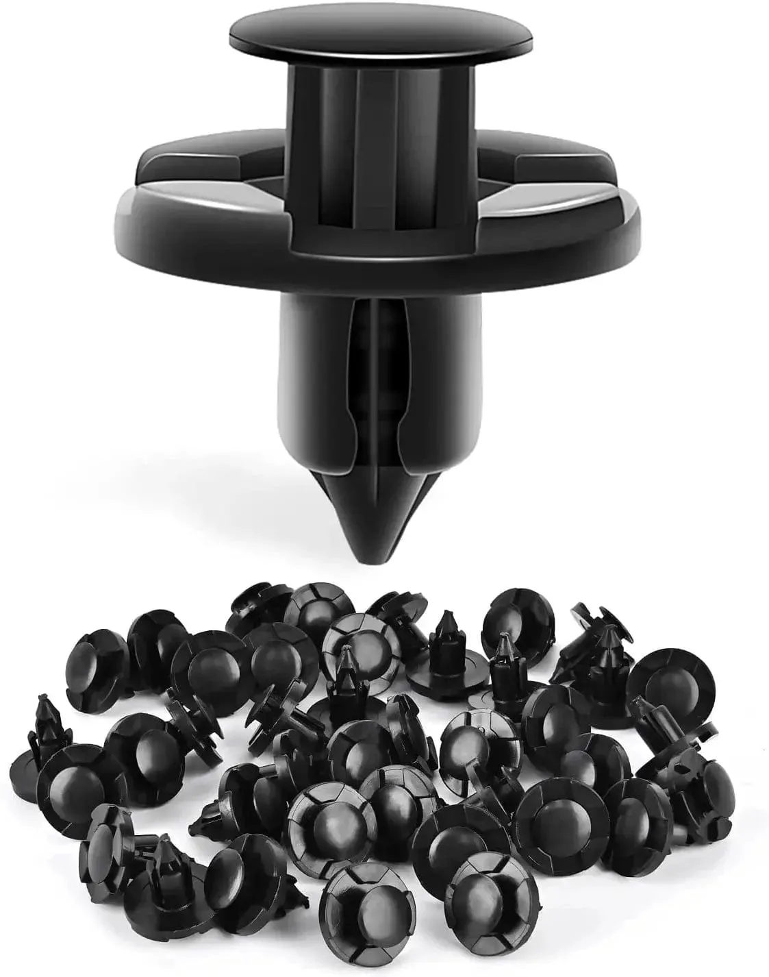 40 Pcs Head 20mm Hole 8mm Bumper Rivet Fender Clips OEM Replaces Nissan 01553-09321 8mm Hole