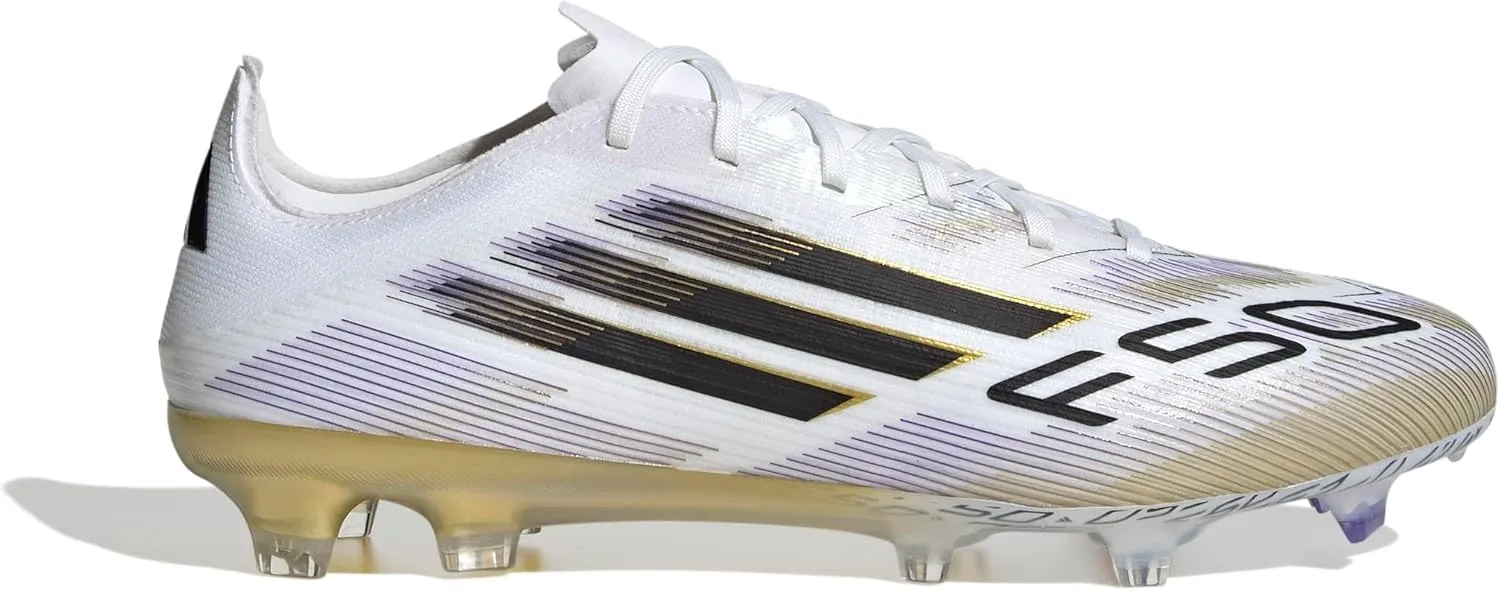 adidas F50 Pro Firm Ground Soccer Shoes - Lightweight Unisex Design with Lockdown Fit, Made with Recycled Materials