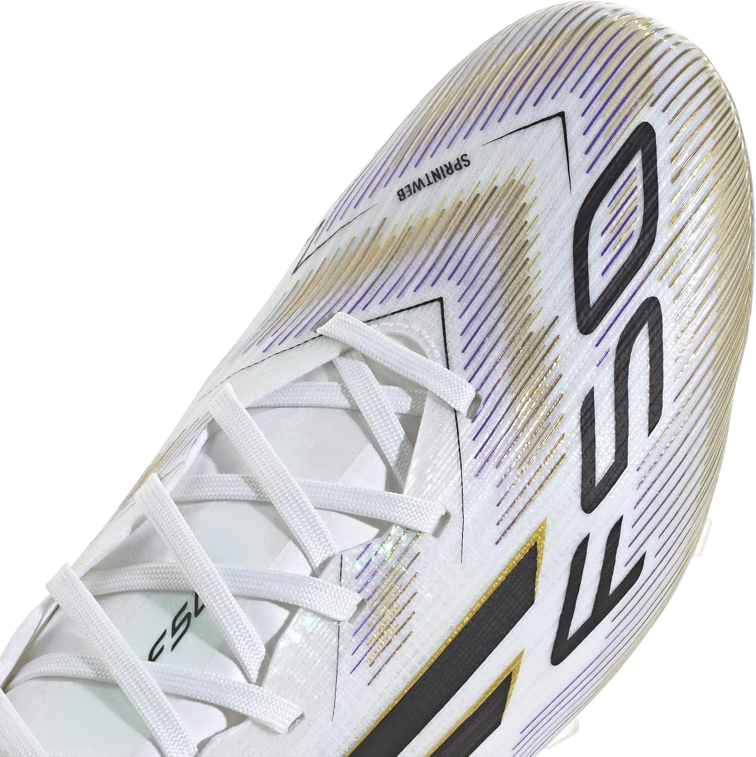 adidas F50 Pro Firm Ground Soccer Shoes - Lightweight Unisex Design with Lockdown Fit, Made with Recycled Materials
