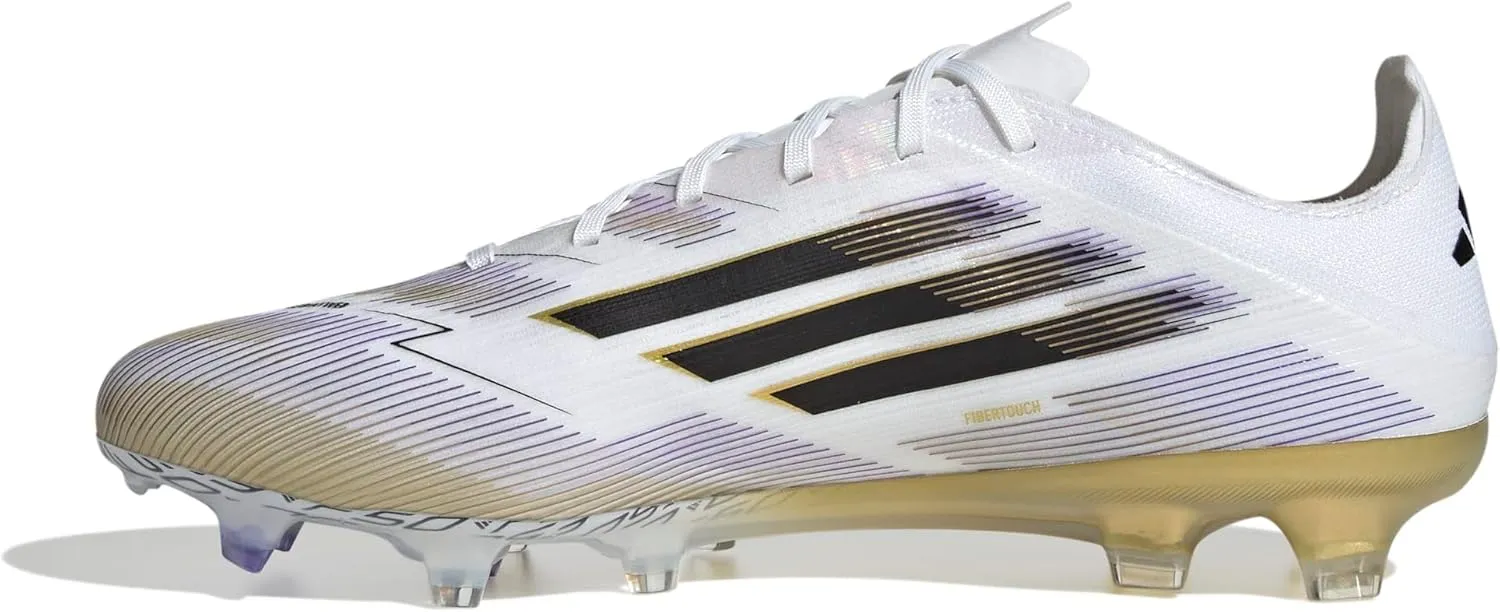 adidas F50 Pro Firm Ground Soccer Shoes - Lightweight Unisex Design with Lockdown Fit, Made with Recycled Materials