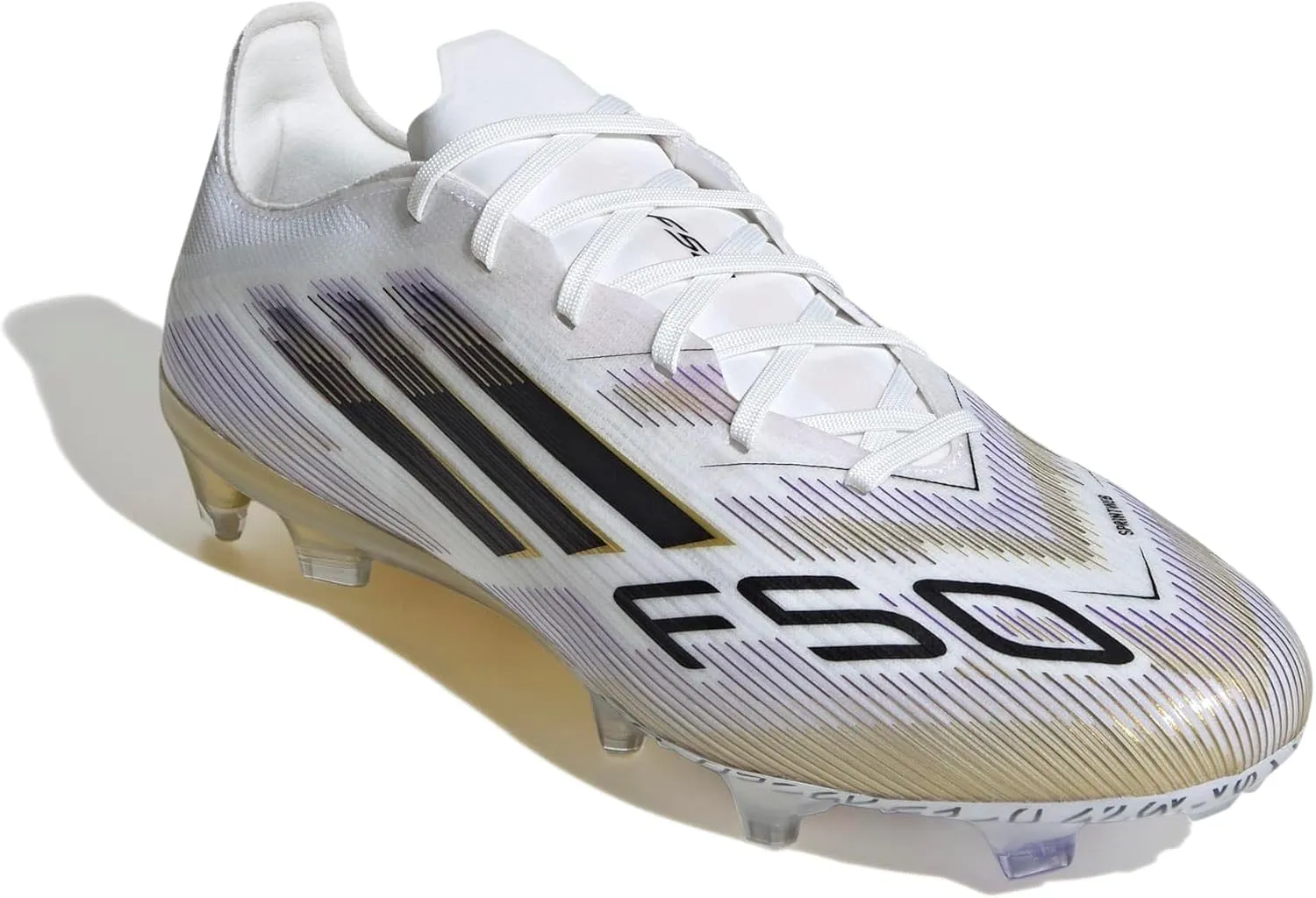 adidas F50 Pro Firm Ground Soccer Shoes - Lightweight Unisex Design with Lockdown Fit, Made with Recycled Materials