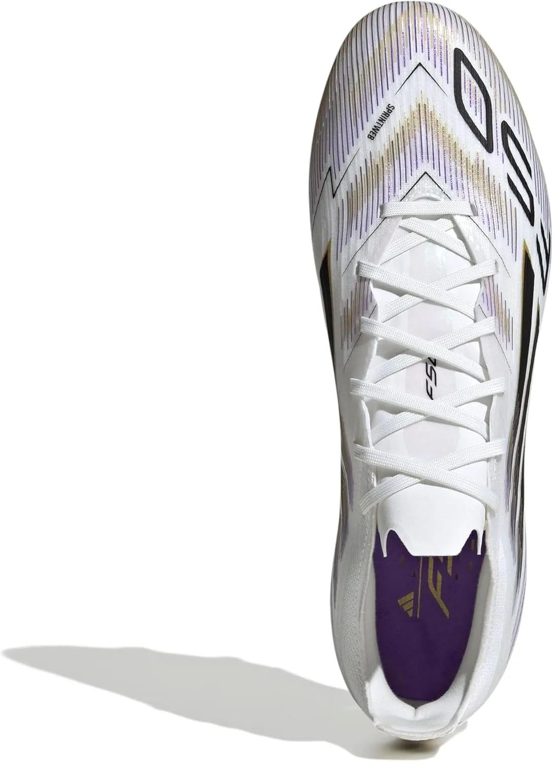 adidas F50 Pro Firm Ground Soccer Shoes - Lightweight Unisex Design with Lockdown Fit, Made with Recycled Materials