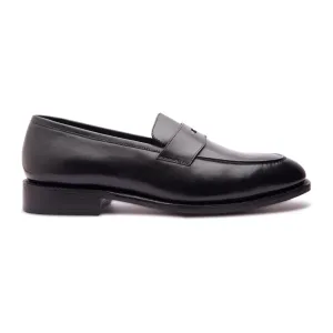 Aurus, Penny Loafer - Black | Hand Welted Classics Collection