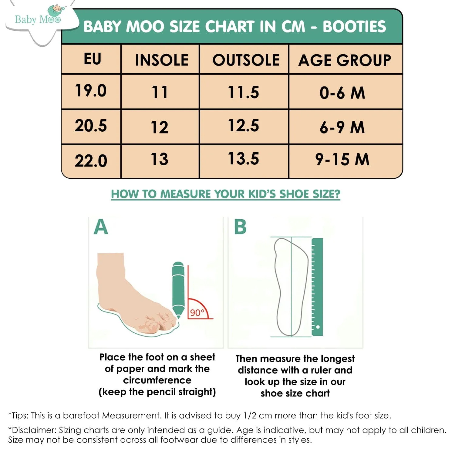 Baby Moo Canvas All Stars Anti-Skid Classic Sneakers - Black, White