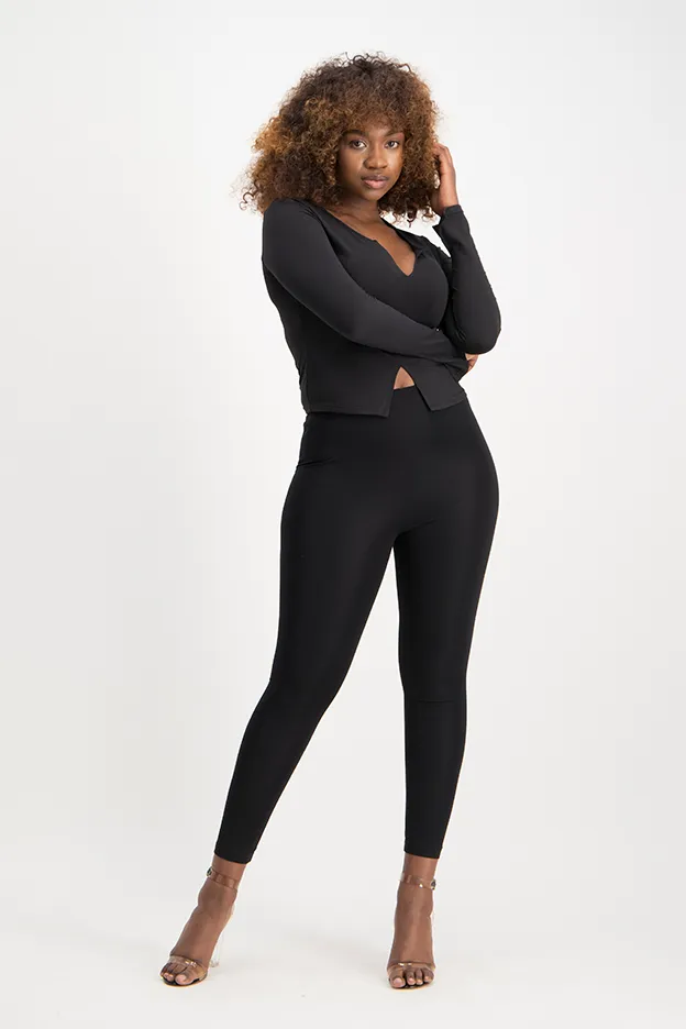 Black High Waist Leggings