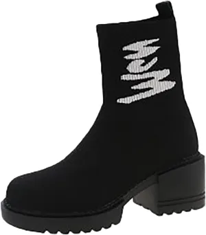 Boots Women Wide Ankle Boots for Women Gold Booties for Women Black Heels for Women Chunky Heel Womens Booties and Ankle Boots Leather Low Heel Ankle Boot