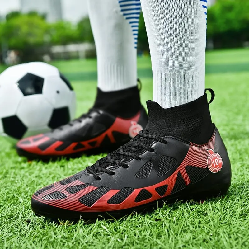 Breathable Sports Soccer Shoes for Women, Professional Nail Shoes, Lightweight