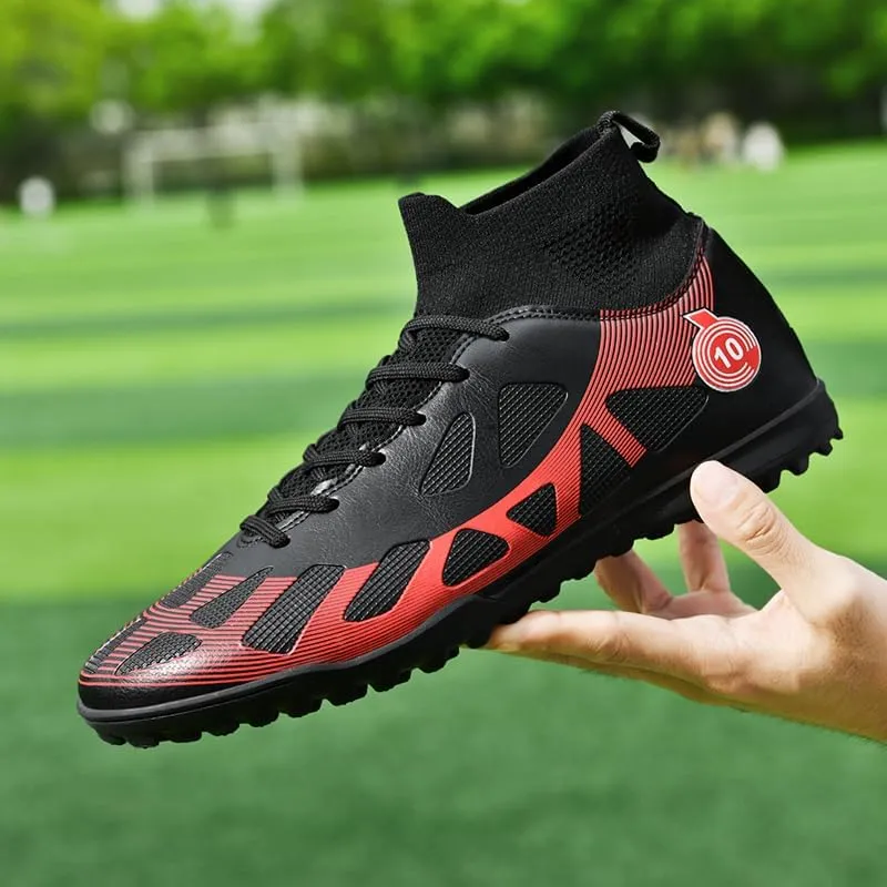Breathable Sports Soccer Shoes for Women, Professional Nail Shoes, Lightweight