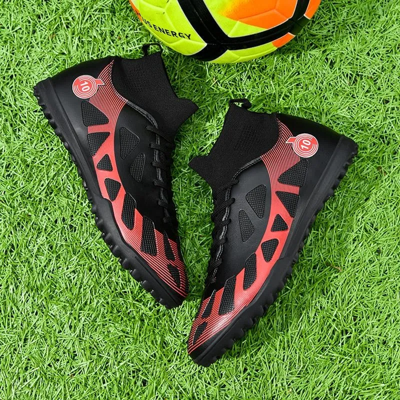 Breathable Sports Soccer Shoes for Women, Professional Nail Shoes, Lightweight