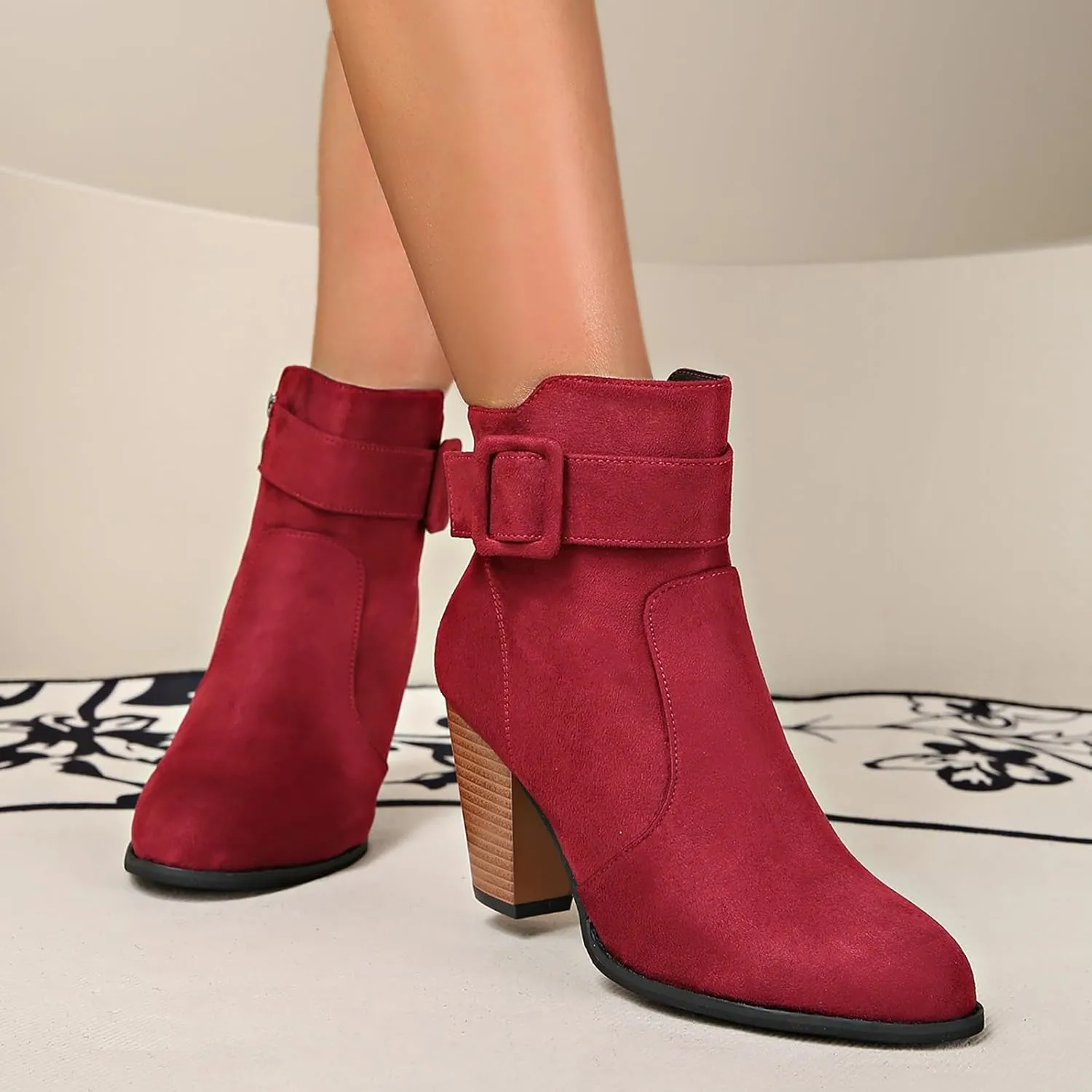 Brown Ankle Boots Cowboy Booties for Women Western Boots Arch Support Women Womens Ankle Boots No Heel Dressy Black Ankle Slim Heels Boots