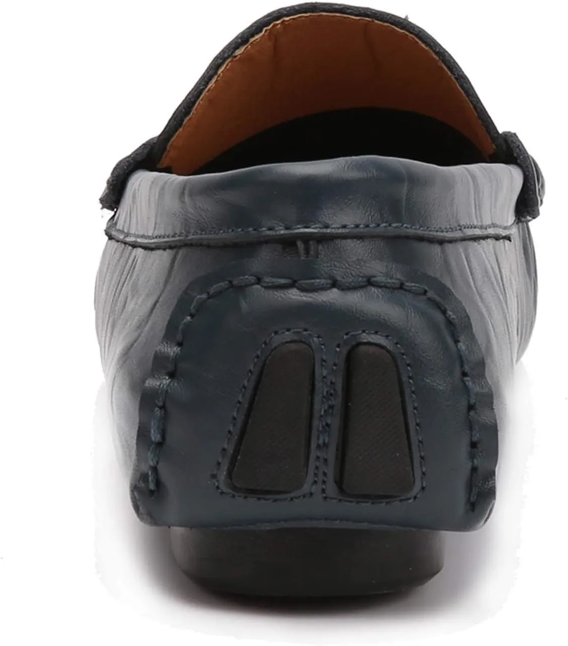 CERYTHRINA Men's Driving Penny Loafers Slip On Boat Shoes Handsewn Leather Moccasins Dress Flats