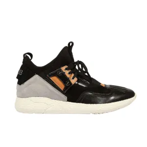 Cesare Paciotti Luxury Italian Men's 4US Bac Cuoio Black Sneakers (CPM5316)