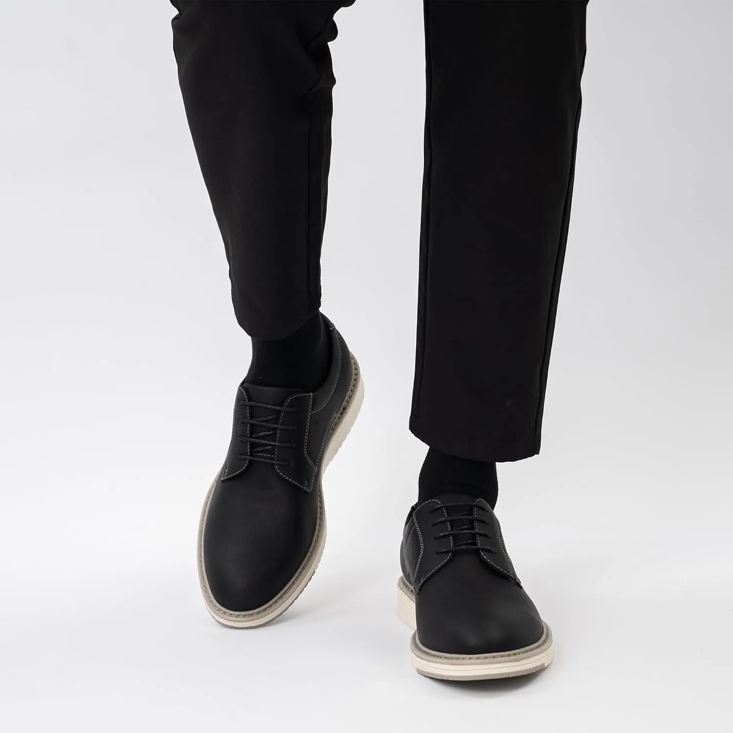 CGRRBW Mens Dress Shoes Casual Oxford Shoes Dress Sneakers Fashion Comfortable Work Business Office Shoes