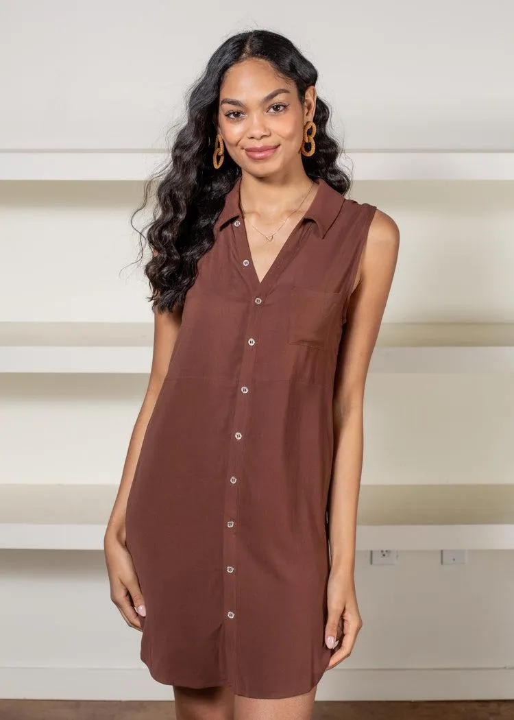 Chaser Heirloom Woven Shirtdress***FINAL SALE***
