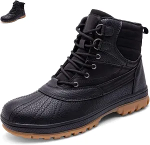 DevilAngel Men's Secret Service Combat Boots, Outdoor Lightweight Military Boots, Waterproof Hiking Boots (Black,7.5,7.5)