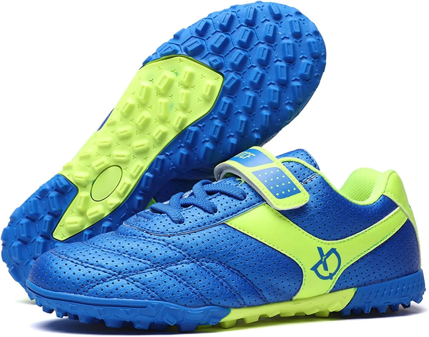 Eliogn Boys Girls AG/FG Soccer Shoes Outdoor Athletic Actual Combat Training Shoes Football Shoes for Kids (Little Kid/Big Kid)