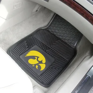 Fanmats Iowa Hawkeyes Heavy Duty Car Mat Set - 2 Pieces
