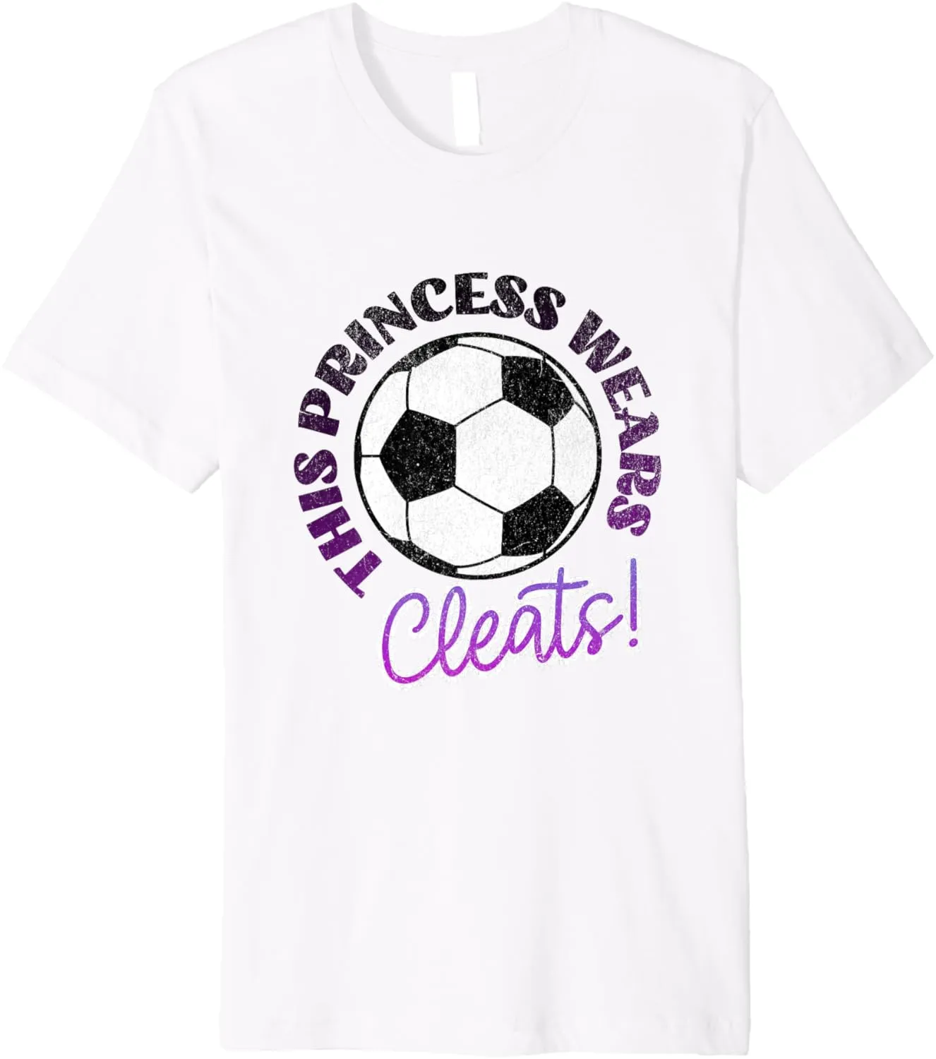 Girl Soccer Player Shoes Saying Premium T-Shirt
