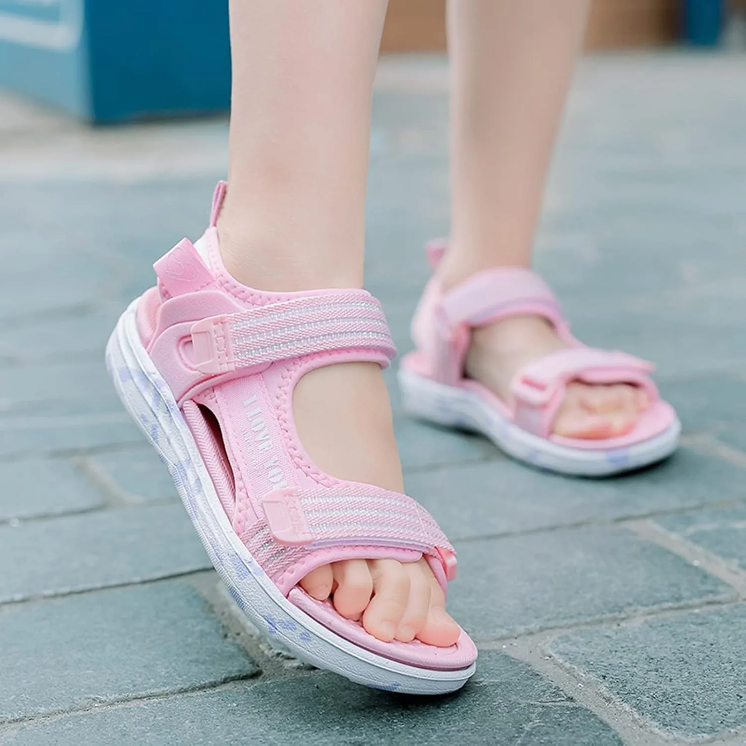 Girls Open Toe Sport Sandals for Hiking Walking 2025 Trendy Outdoor Athletic Toddler Slippers Kids Outdoor Sneakers