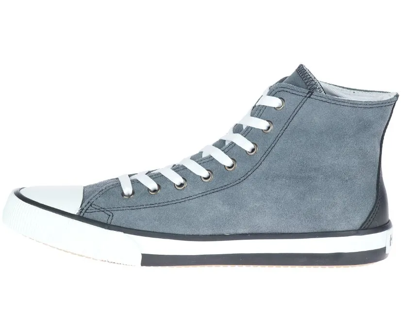 Harley-Davidson® Filkens Grey Leather Sneakers | D93674