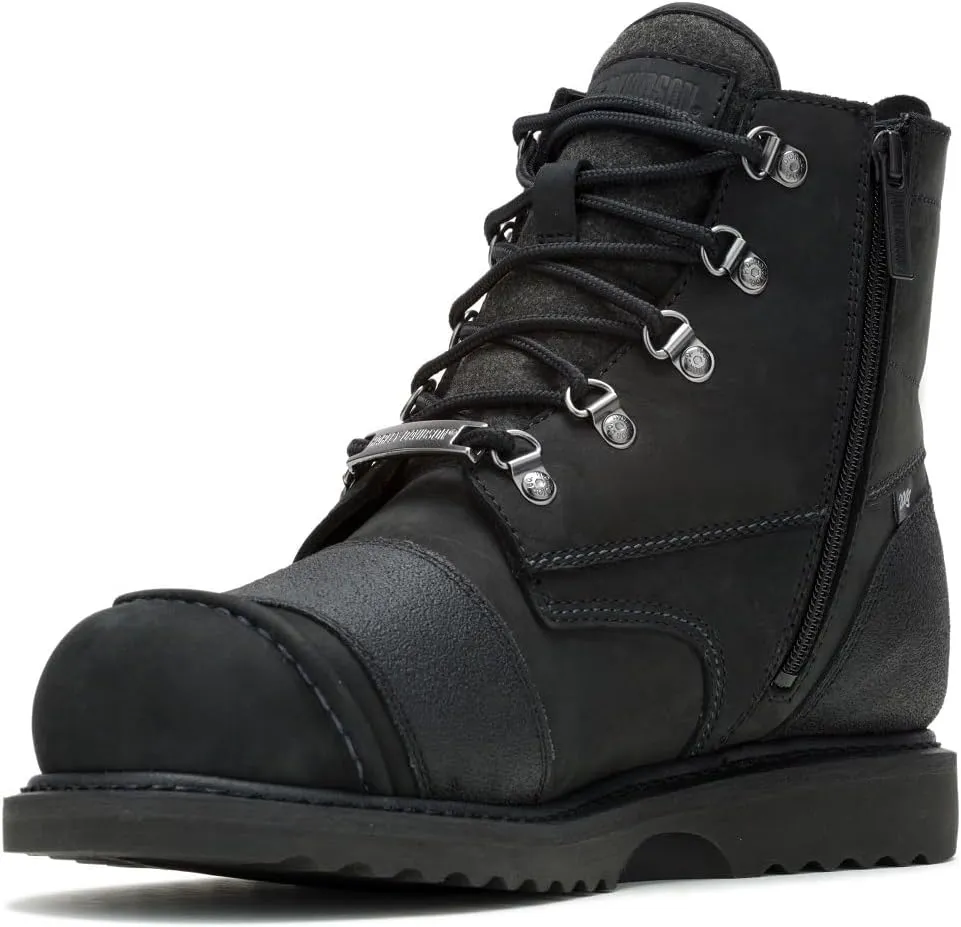 Harley-Davidson Men's Hagerman Warm 5.5-Inch Black Waterproof Boots, D96315