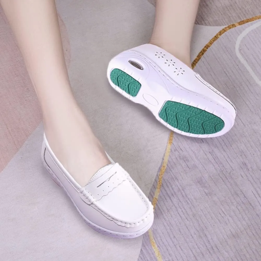 Healthcare Nurse Shoes Women, Breathable Soft Non-Slip Sole Professional Orthopedic Nursing Shoes for Nurses, Doctors, Hospital Worker with Arch Support