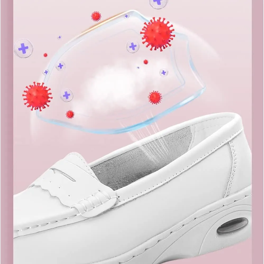 Healthcare Nurse Shoes Women, Breathable Soft Non-Slip Sole Professional Orthopedic Nursing Shoes for Nurses, Doctors, Hospital Worker with Arch Support