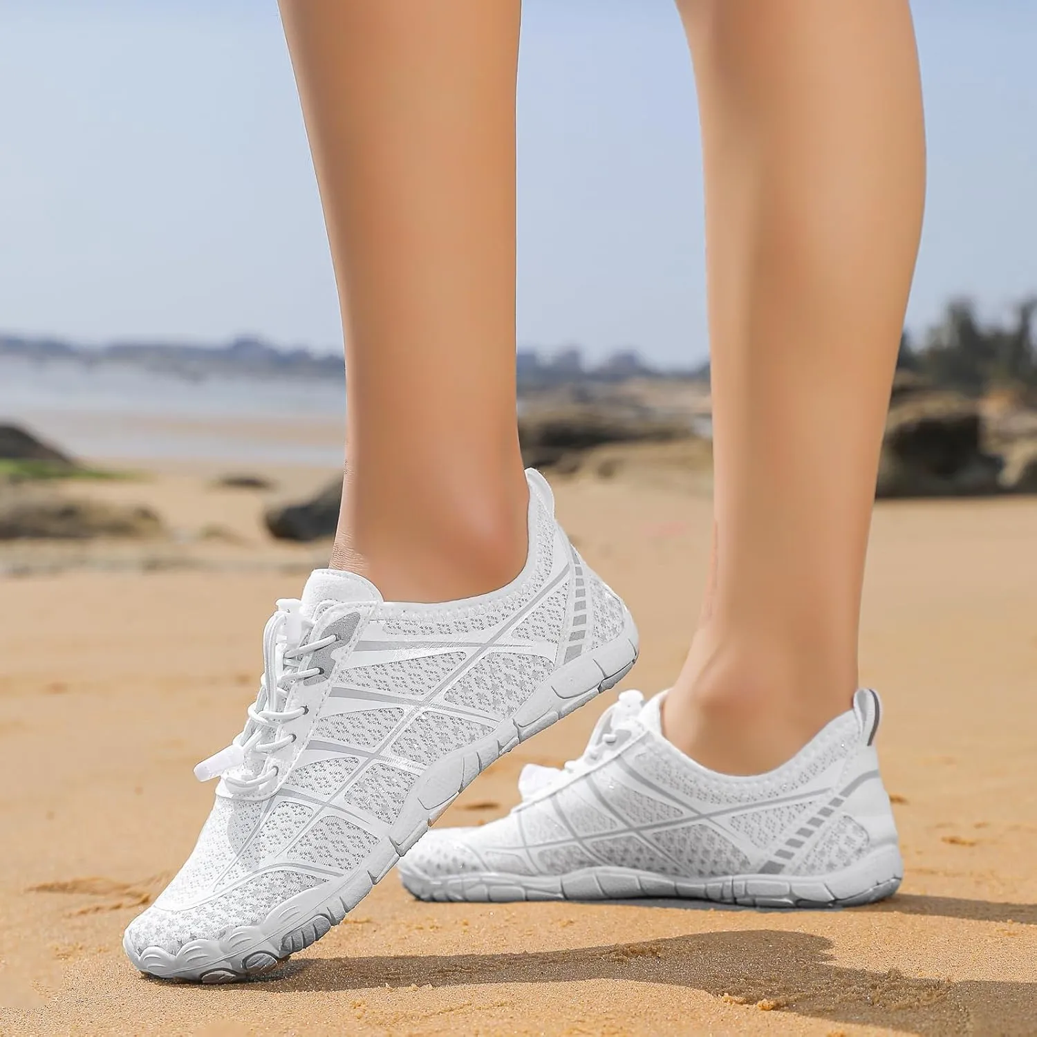 Hike Barefoot Shoes Womens Men Unisex Water Footwear Hiking Walking Running Sports Mens Minimalist Breathable Non-Slip Wide Toe Quick Dry Hiking Walking Athletic Breathable Anti-Slip Shoe