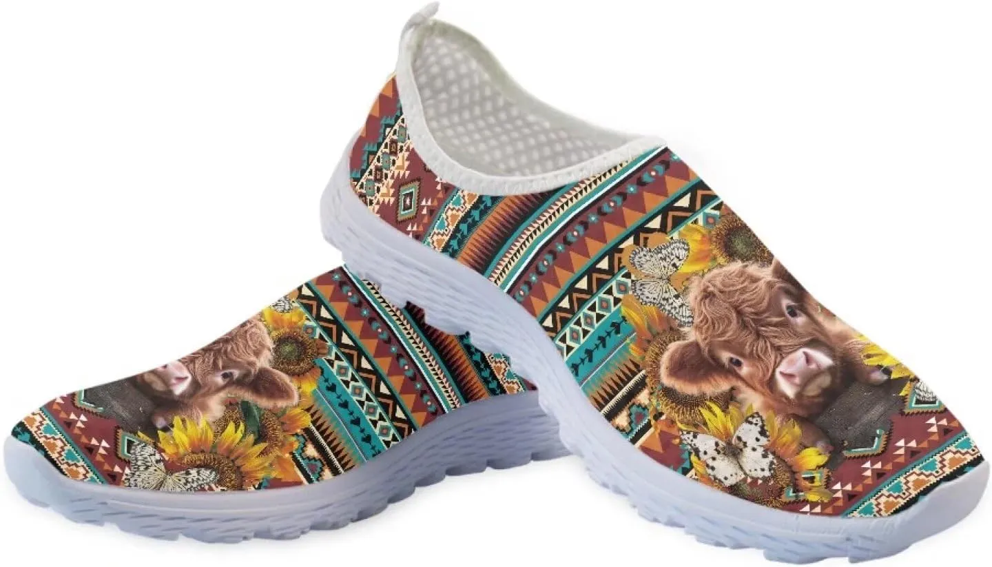 KEIAHUAN Women Running Shoes Casual Fashion Tennis Athletic Sneakers Breathable Knit Walking Sneaker