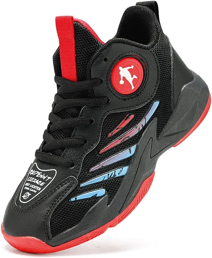 Kids' Basketball Shoe Kids' Sneakers Sports Breathable Lightweight Walking Shoes Running Shoes for Kids Fashion Athletic Casual Shoes