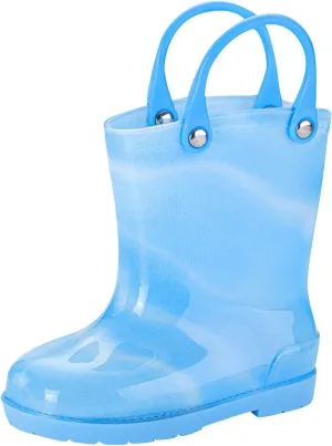 Kids Rain Boots Cartoon Bow Rainbow Rain Boots Girls Infant Rain Water Fashion Casual Boots Super Girl Boots