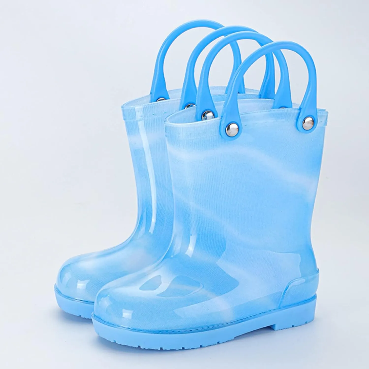 Kids Rain Boots Cartoon Bow Rainbow Rain Boots Girls Infant Rain Water Fashion Casual Boots Super Girl Boots