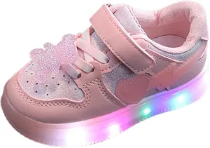 Kids Sneakers Tennis Shoes for Boys Girls Sneakers Light Up Walking Breathable Non Slip Shoes Toddler Little Big Kids