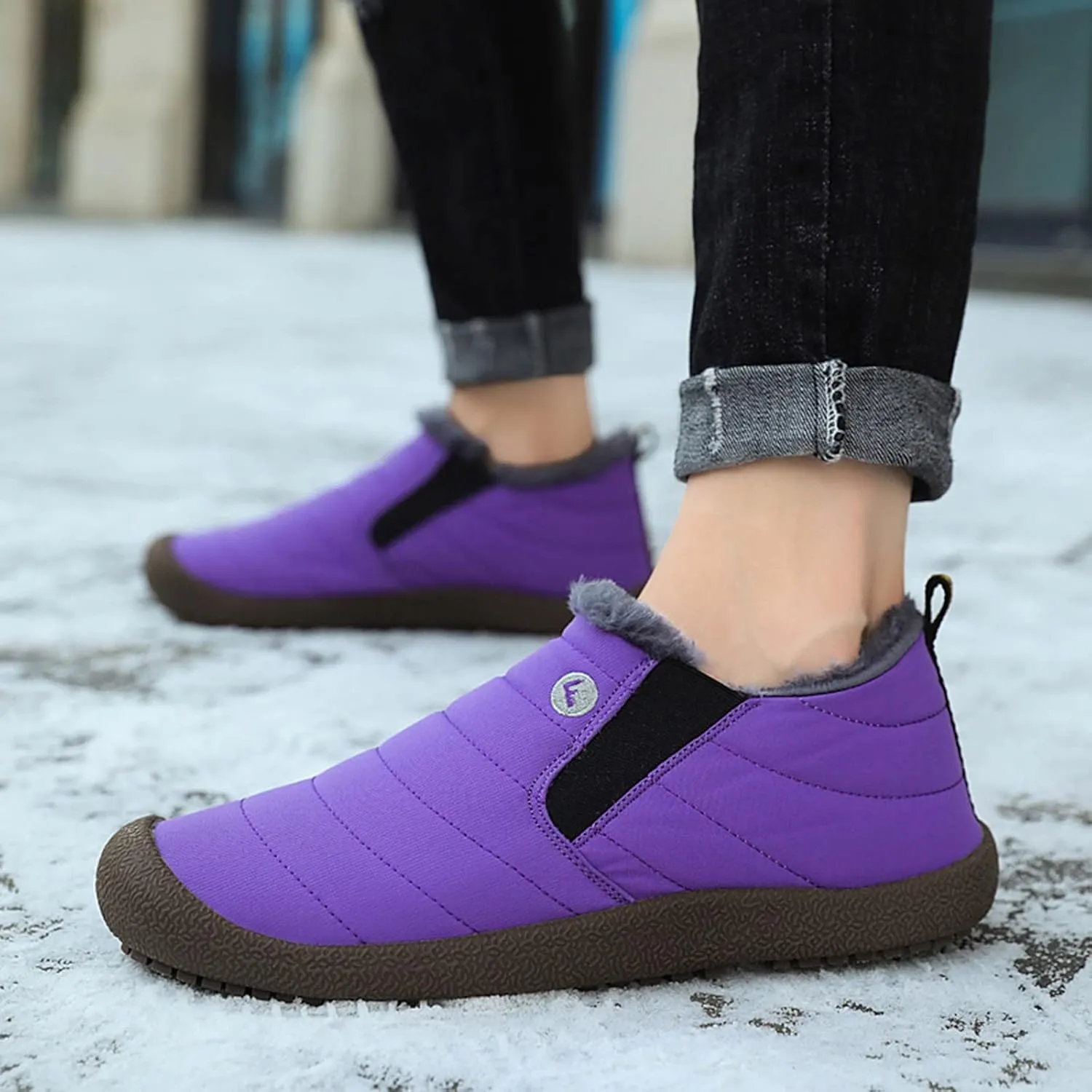 Long Winter Boots for Women 2023 Trendy Womens Black Winter Snow Boots Black Winter Work Boots for Woman Waterproof Non Slip Work Boots for Women Botas De Hule Para Mujer De Trabajo Para Frio