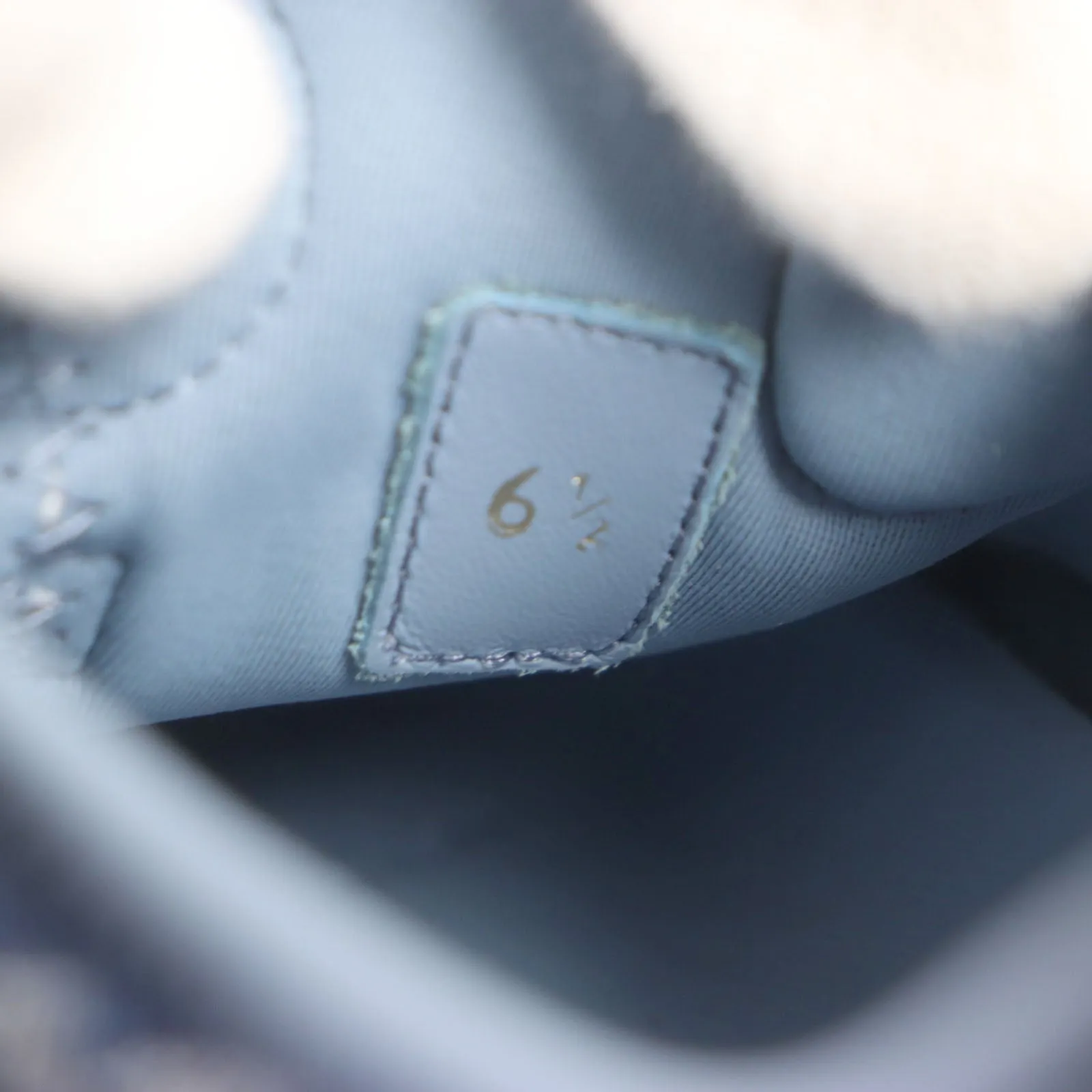LOUIS VUITTON Low cut sneakers Monogram denim blue Fast lane line 6.5