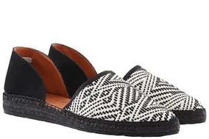Macarena Women's Ima52 Espadrilles- Black/ White