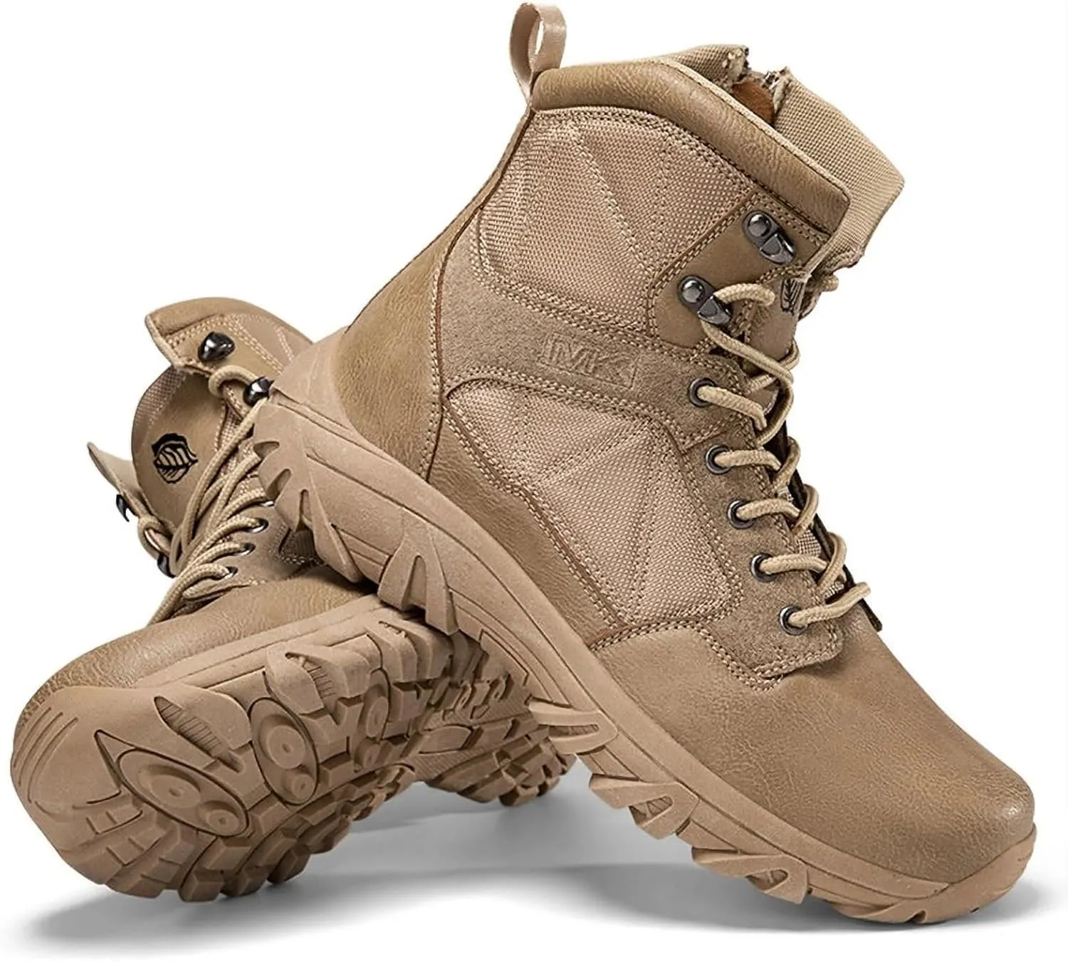 Men's Ankle High Waterproof Hiking Boots Outdoor Lightweight Work Boots