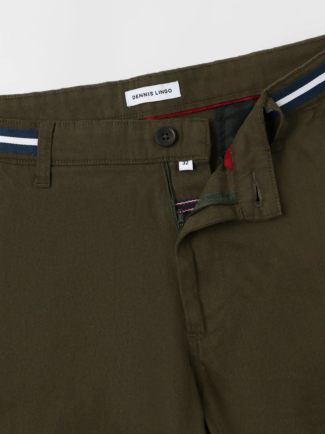 Men's Army Slim Fit Wrinkle Free Chinos