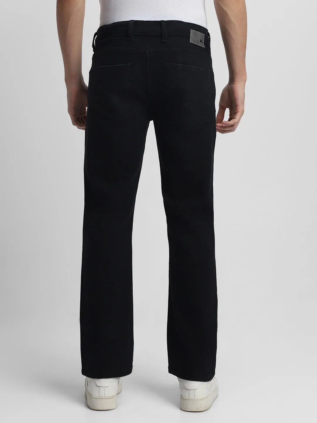 Men's Boot Cut Rinse Black Jeans