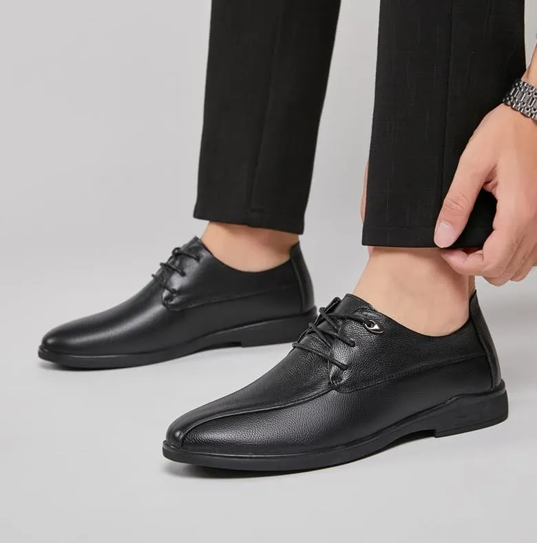 Men's Comfort Orthopedic Dress Shoes Mens Casual Comfort Business Leather Shoes Oxford Hand Stitched Walking Office Loafers Work Flats