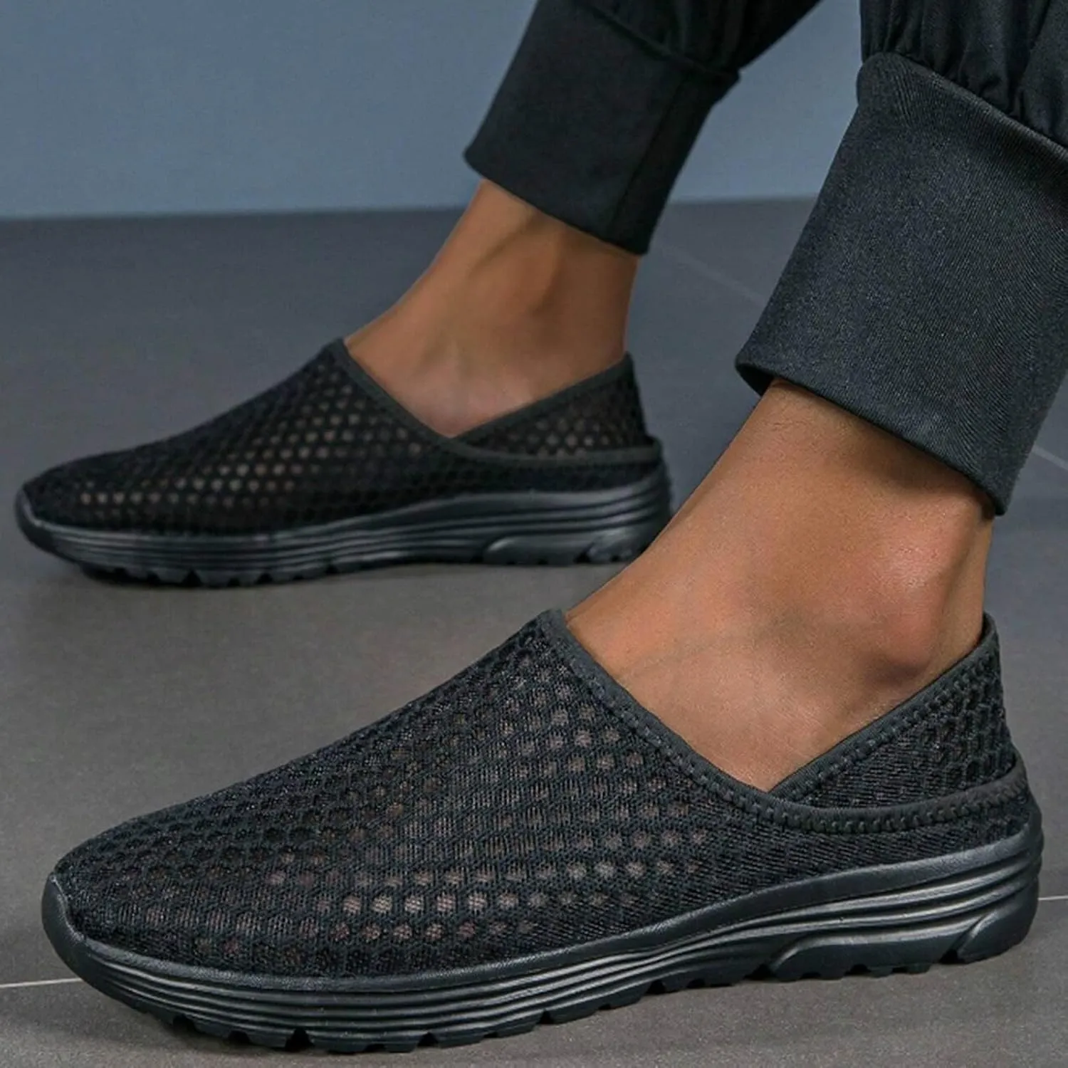 Men's Fashion Sneakers Mens Slip on Shoes Walking Shoe for Men Tennis Shoe for Men Running Trail Sport Sneaker