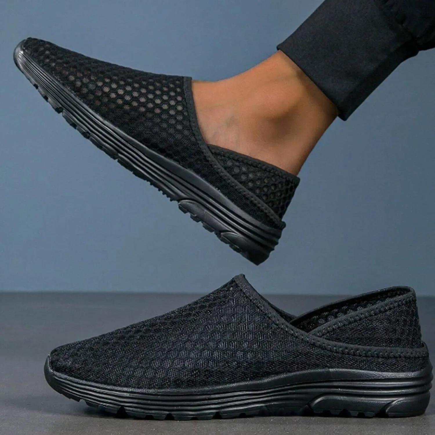 Men's Fashion Sneakers Mens Slip on Shoes Walking Shoe for Men Tennis Shoe for Men Running Trail Sport Sneaker