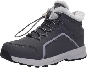 Mens Hiking Boots, Waterproof Snow Boots Comfortable Insulated Fur Boots Outdoor Work Boots Women's Winter Boots