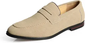 Mens Loafers Casual Slip on Shoes PU Leather Penny Loafers for Men