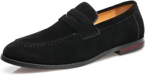 Mens Loafers Casual Slip on Shoes PU Leather Penny Loafers for Men
