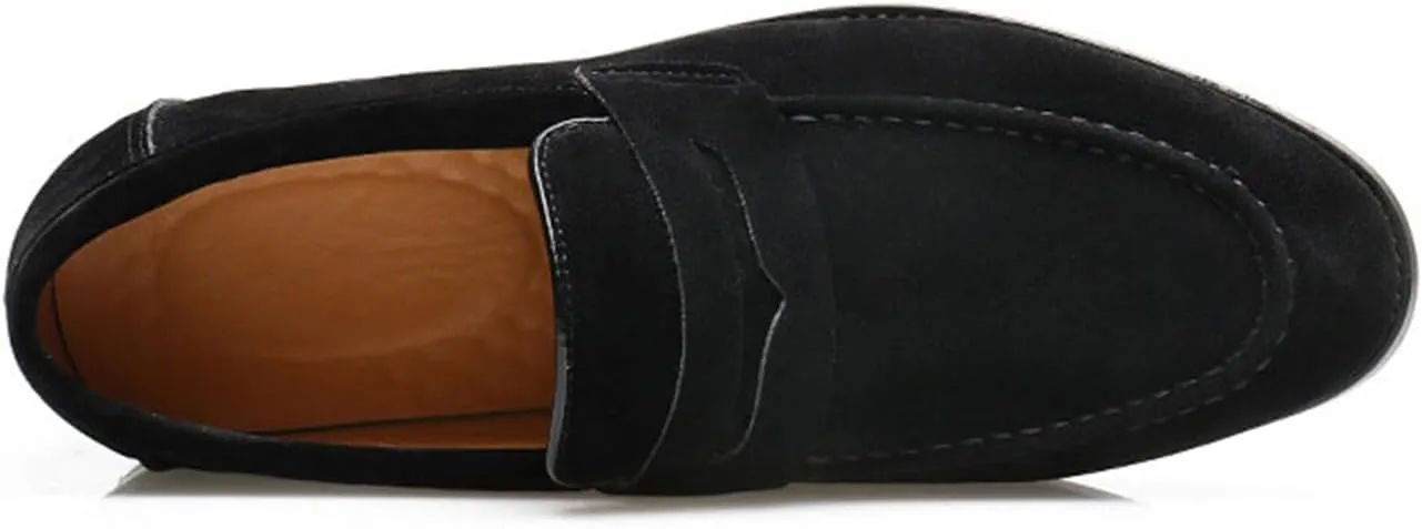 Mens Loafers Casual Slip on Shoes PU Leather Penny Loafers for Men