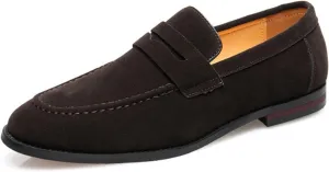 Mens Loafers Casual Slip on Shoes PU Leather Penny Loafers for Men