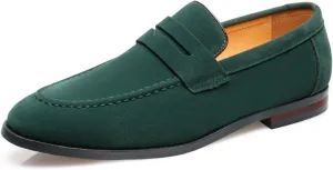 Mens Loafers Casual Slip on Shoes PU Leather Penny Loafers for Men