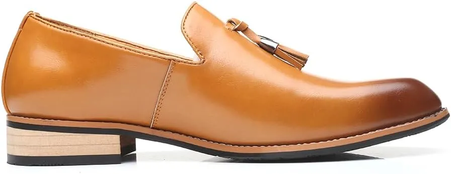 Men's Loafers Leather Wedding Party Dress Shoes
