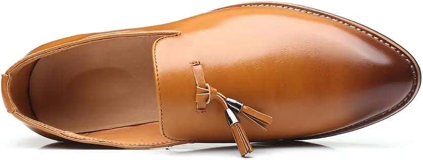 Men's Loafers Leather Wedding Party Dress Shoes